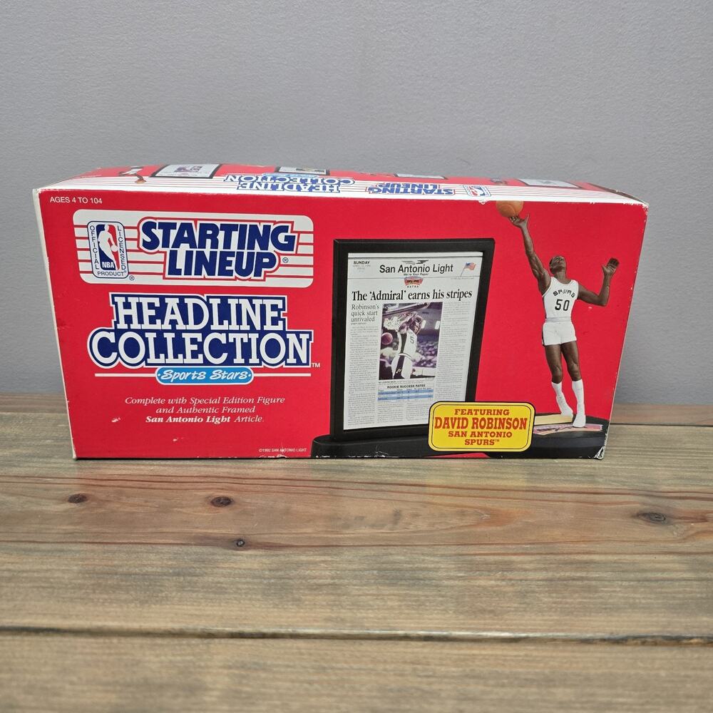 1992 David Robinson Starting Lineup Headline Collection NIB